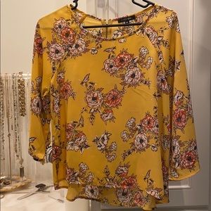 Papermoon Larie crew neck blouse